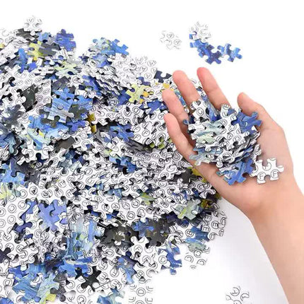 (2 PCS) 1000-Piece My Neighbor Totoro Jigsaw Puzzle - High Difficulty Stress-Relief  Toy.