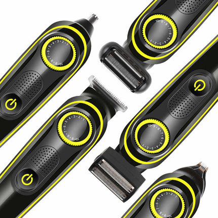 KM-696 5-in-1 Multifunctional Hair Clipper - Electric Hair Trimmer, Shaver & Nose Hair Trimmer Set.