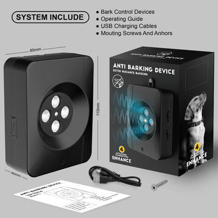 Ultrasonic Dog Bark Control Device – Smart Outdoor Anti-Bark and Dog Repellent Trainer.