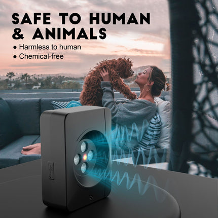 Ultrasonic Dog Bark Control Device – Smart Outdoor Anti-Bark and Dog Repellent Trainer.