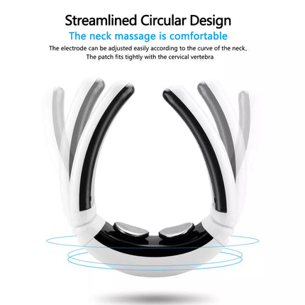 Neck Massager with Pulse Therapy - Intelligent Cervical Massage Device for Pain Relief and Relaxation.