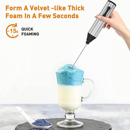 Rechargeable Electric Milk Frother, Handheld Foam Maker, Coffee Frothing Wand, Whisk for Milk, Coffee, and Baking.