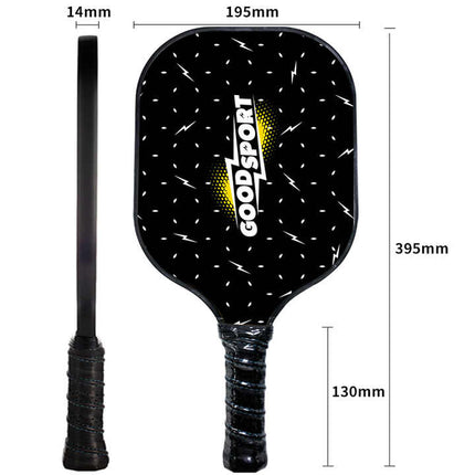 Graffiti Model Fiberglass Pickleball Paddle Set - Vibrant Design for Enhanced Gameplay.