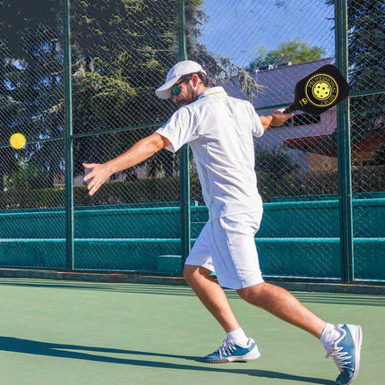 Graffiti Model Fiberglass Pickleball Paddle Set - Vibrant Design for Enhanced Gameplay.