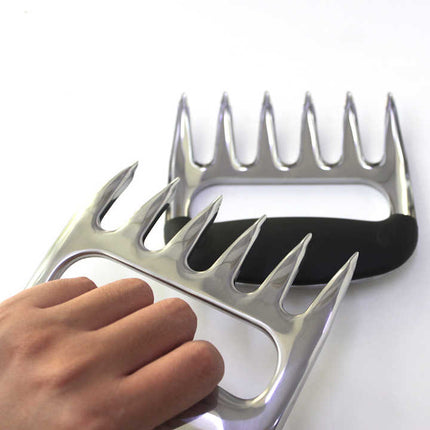 Stainless Steel Meat Shredding Claws – Multipurpose BBQ Tool for Pulled Chicken and Pork.