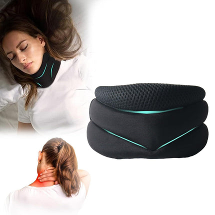 Adjustable Neck Brace with V-Shape Design – Cervical Spine Support for Pain Relief and Posture Correction.