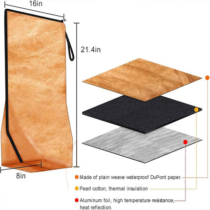 Reusable BBQ Grill Bags - Non-Stick and Heat-Resistant Cooking Accessory.