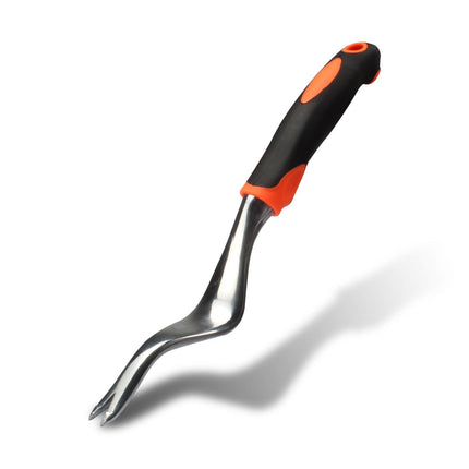 Orange 8-Piece Heavy-Duty Gardening Tool Set with Ergonomic Handles and Storage Bag.