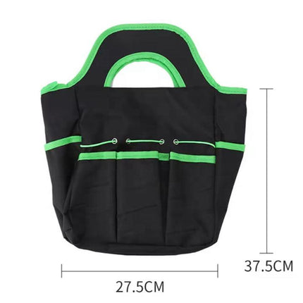 Orange 8-Piece Heavy-Duty Gardening Tool Set with Ergonomic Handles and Storage Bag.