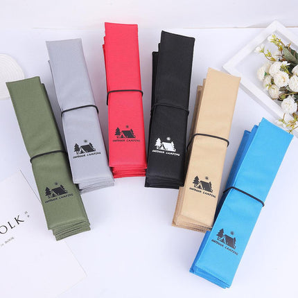 3PCS Green Portable Outdoor Folding Seat Cushion - 42cm x 32cm for Camping and Hiking.