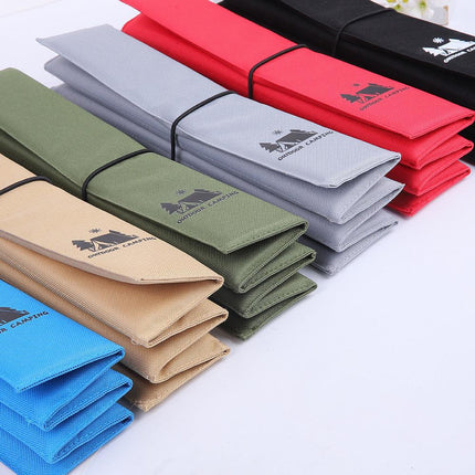 3PCS Green Portable Outdoor Folding Seat Cushion - 42cm x 32cm for Camping and Hiking.