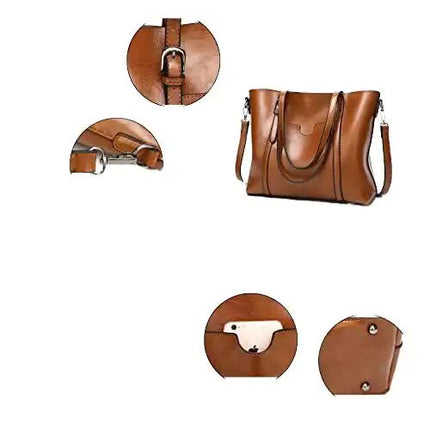 Light Blue Fashionable Soft Leather Women's Handbag, Large Capacity Shoulder & Crossbody Tote, Casual Bucket Bag.