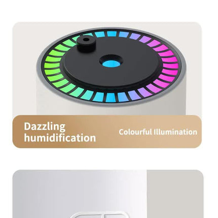 Pink Starry Sky Projection Humidifier – USB Ultrasonic Car and Home Air Humidifier, Mist Diffuser for Hydration.