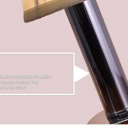 Gold Creative LED Rechargeable Table Lamp | 3 Adjustable Light Modes | Touch Control | USB Charging | Modern Atmosphere Light for Bar, Restaurant, Cafe, and Home Decor.