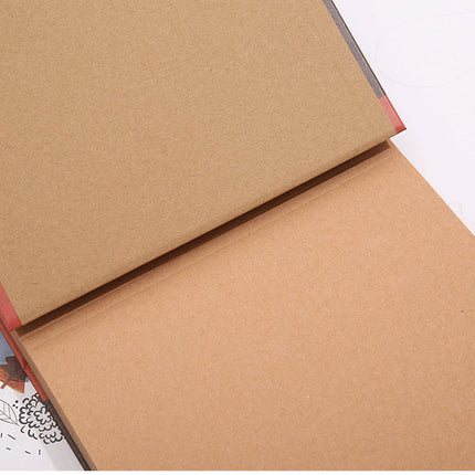 26*18CM 2 Pcs Vintage DIY Scrapbook Photo Album - Our Adventure Book for Travel and Memories.