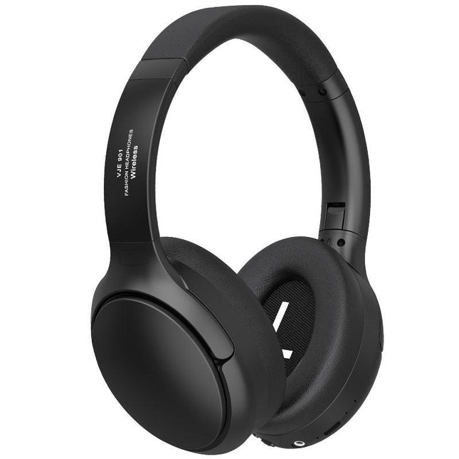 Black VJE901 Wireless Bluetooth Over-Ear Headphones with Active Noise Cancelling.