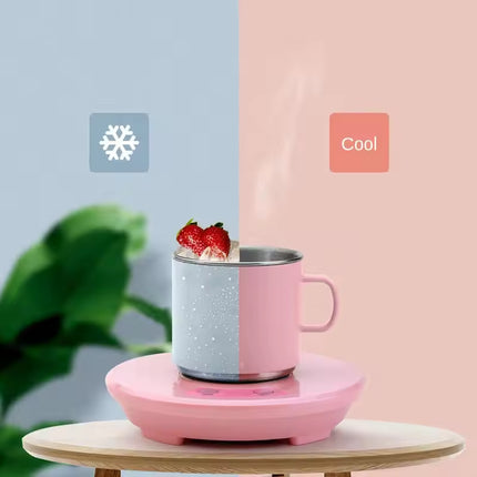 Green Multifunctional Cooling and Heating Cup with Mug - 10W Rapid Temperature Adjustment.
