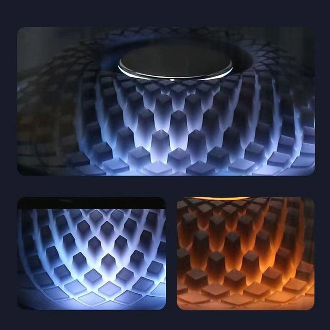 LP90 Black 360° Bluetooth Home Theater Speaker With One Microphone - LED Light Effect, 120W Surround Sound.