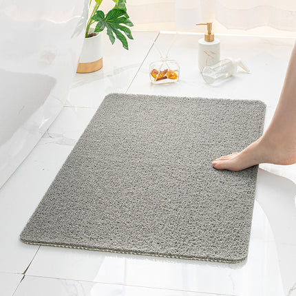 Gray Non-Slip Loofah-Style Bathroom Mat – Quick-Dry and Soft 40*60cm.