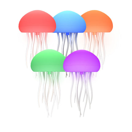 Hanging Style Jellyfish Shaped Night Light - 1000mAh Rechargeable LED Lamp.