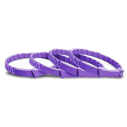 Orange Calming Collars for Dogs - Natural Stress Relief, Adjustable, 4 Pack.