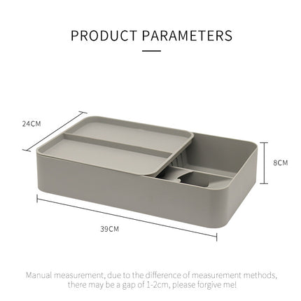 Kitchen Tableware Rack - Non-Punching Installation, Gray.