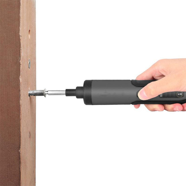 3.6V Li-ion Cordless Electric Screwdriver Set with 24 Bits, LED Light, and Torque Adjustment, 300rmp.