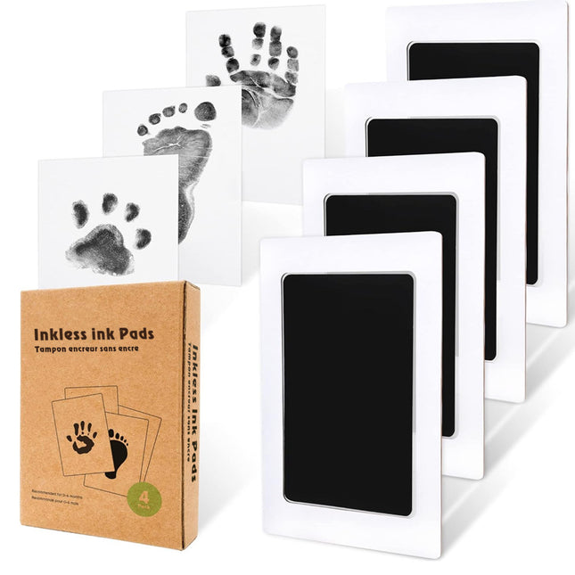 Pet and Baby Safe Inkless Paw & Handprint Memory Kit - 4PCS.