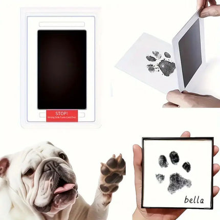 Pet and Baby Safe Inkless Paw & Handprint Memory Kit - 4PCS.
