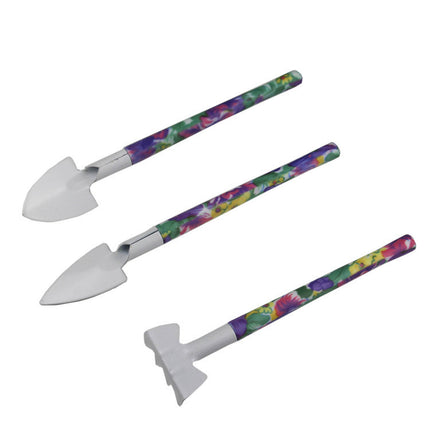 YL/L05 Green 5-Piece Compact Gardening Tool Set with Durable Case - Essential for Home Gardens.