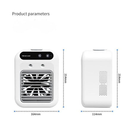 Portable Mini Air Cooler with Humidifier — 500ml.