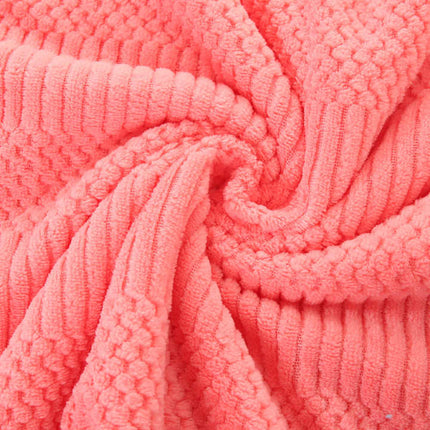 (2 PCS Purple) Coral Fleece Towel and Bath Towel Set - Ultra Soft, Absorbent, and Lint-Free for Home and Spa.