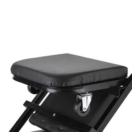 Heavy-Duty 36-Inch Mechanic Creeper - Multi-Functional Repair Board with Adjustable Height for Car Maintenance.