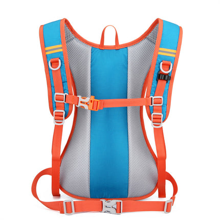 Purple Outdoor Sports Backpack for Running, Hiking, and Cycling - Lightweight and Waterproof（The product does not include a kettle）.