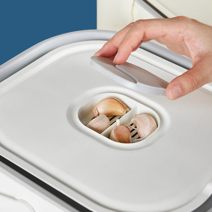 Large Capacity Rice Storage Container with Handle - Airtight, Press-to-Open Design for Convenient Rice Storage 26*29*24cm.