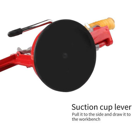 3-in-1 Apple Peeler, Corer, and Slicer with Suction Base – Effortless Fruit Prep.