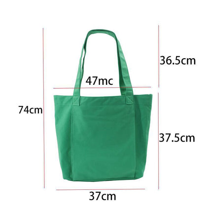 Khaki Yoga Mat Tote Bag - Multi-Purpose Gym Bag with Yoga Mat Holder.