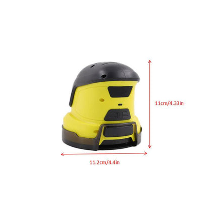 Yellow Rechargeable Electric Ice Scraper - Handheld Windshield Defroster.