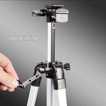 Silver Portable Folding Artist Tripod Easel - Adjustable Stand for Sketching & Painting (Collapses to 54cm).