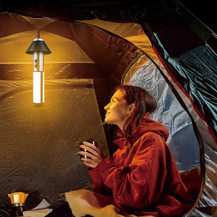 Multifunctional Telescopic Camping Lantern – Portable LED Light with Adjustable Height and USB-C Charging (Up to 51.8 cm).