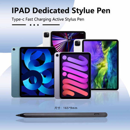 Pink Stylus Pen for iPad (2018 & Later) - Tilt Pressure, Magnetic Attachment, LED Battery Indicator, Type-C Rechargeable.