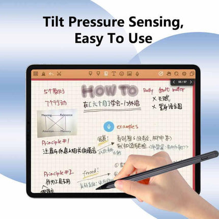 Pink Stylus Pen for iPad (2018 & Later) - Tilt Pressure, Magnetic Attachment, LED Battery Indicator, Type-C Rechargeable.