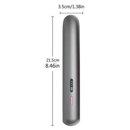 2-in-1 Hair Straightener and Curler, Portable with Adjustable Heat.