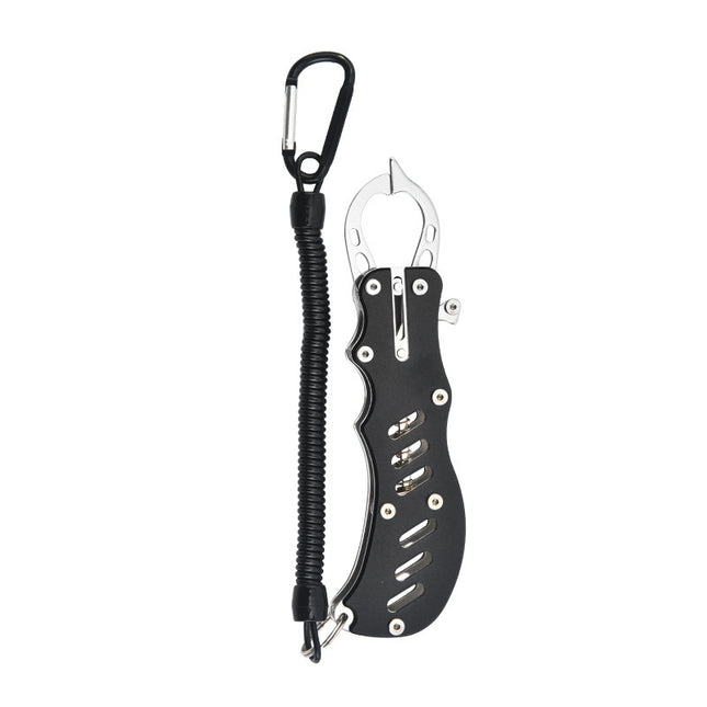 2 PCS Black Multi-Function Fishing Hook Remover Tool - Durable, Lightweight, and Compact.