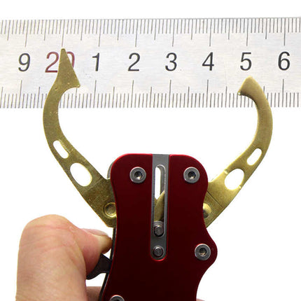 2 PCS Black Multi-Function Fishing Hook Remover Tool - Durable, Lightweight, and Compact.