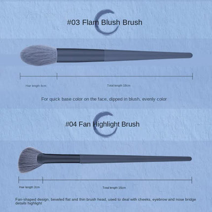 Beige 11-Piece Professional Makeup Brush Set with Cosmetic Bag - Premium Synthetic Fiber, Wooden Handle, Aluminum Tube.