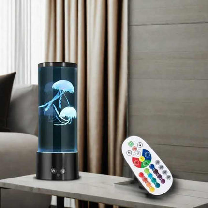 LED Jellyfish Lamp - Creative Night Light for Bedroom and Children's Room.
