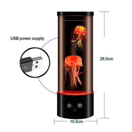 LED Jellyfish Lamp - Creative Night Light for Bedroom and Children's Room.
