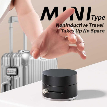 Pink Magnetic Phone Mount for Cars and Home, 360° Rotating Magnetic Stand with PC Mirror Sticker.