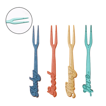 Four-person Set Multicolor Eco-Friendly Wheat Straw Dinnerware Set,  Plate, Bowl, Cup & Utensil Set - Lightweight, Reusable, and Durable for Home, School, and Travel.